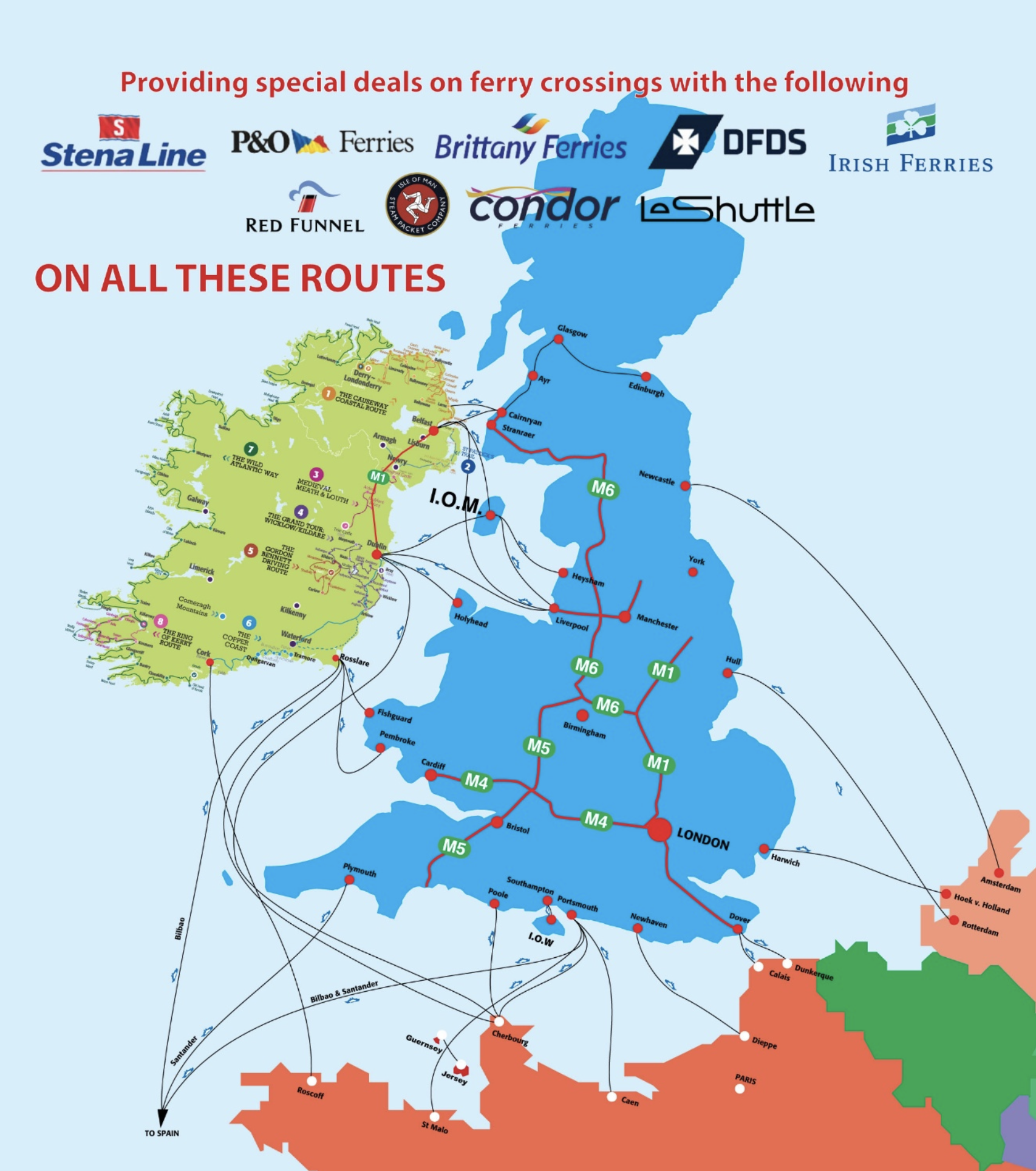 Crossings and passage offered by Nutt Travel